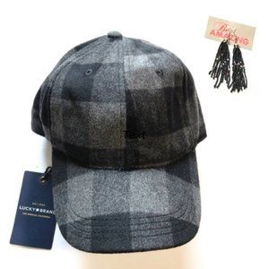 Lucky Brand Baseball Cap + (Free Earrings)
